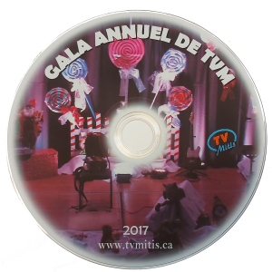 DVD GALA DU TEMPS DES FÊTES DE LA TÉLÉVISION DE LA MITIS - 2017